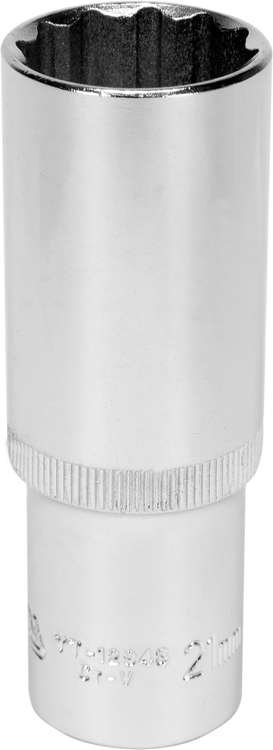 Nasadka 21MM 1/2" cala 12-KĄT. CV Długa Yato