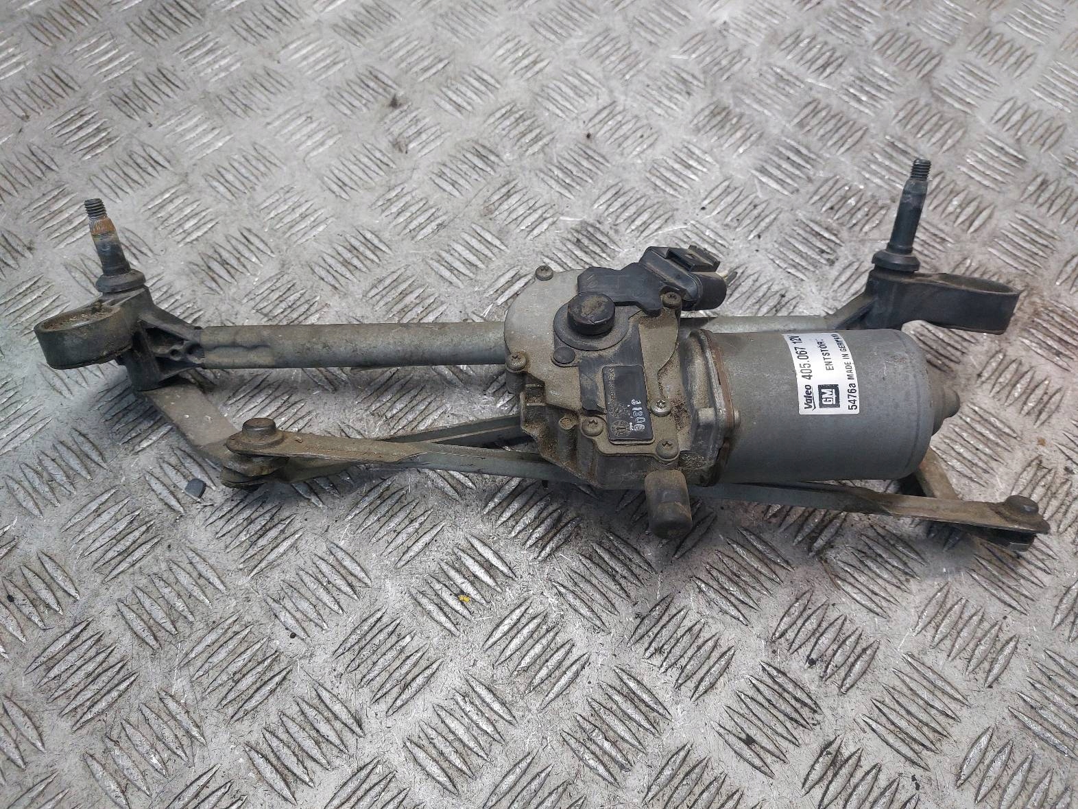 wiper mechanism + mini motor front OPEL CORSA D 13182340 405067