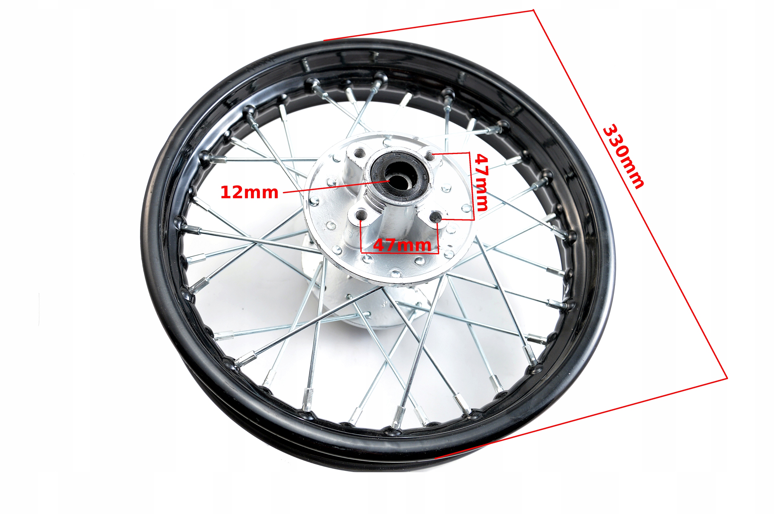 ОБОД ЗАДНЕГО КОЛЕСА КРЕСТ 110 125 1,85 / 12 