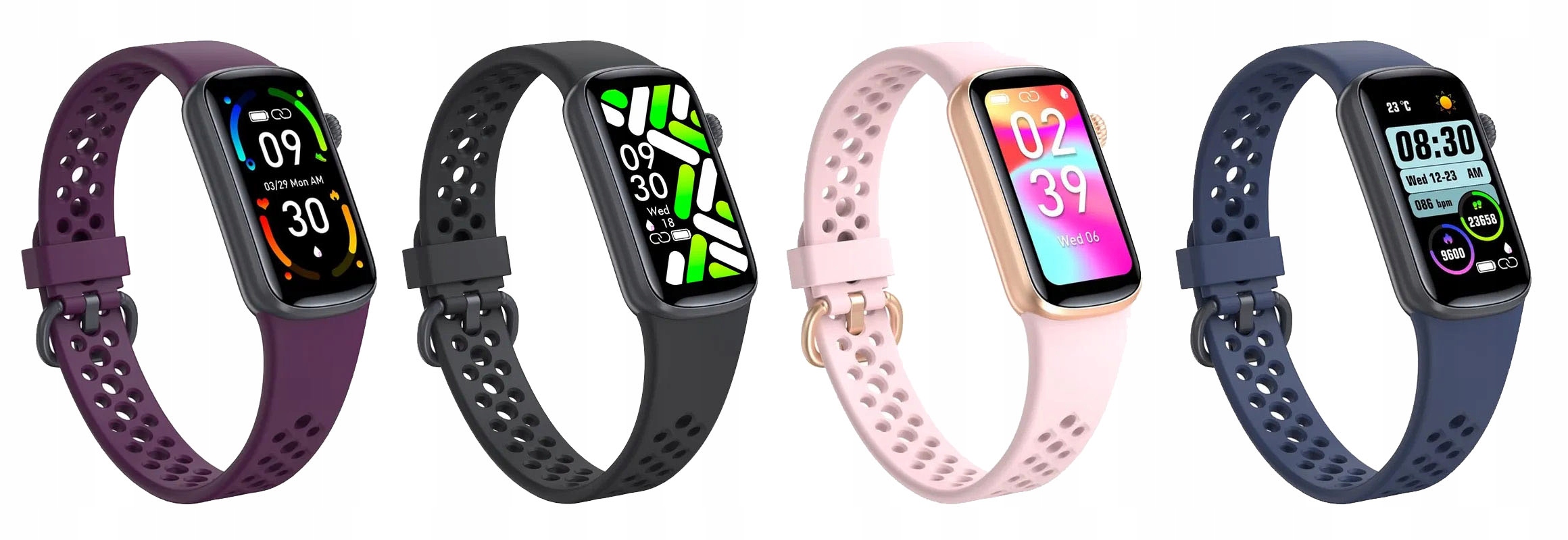 SMARTWATCH ZEGAREK SMARTBAND SMART WATCH SPORT PL MENU POLSKIE PULS KROKI Marka Active Band