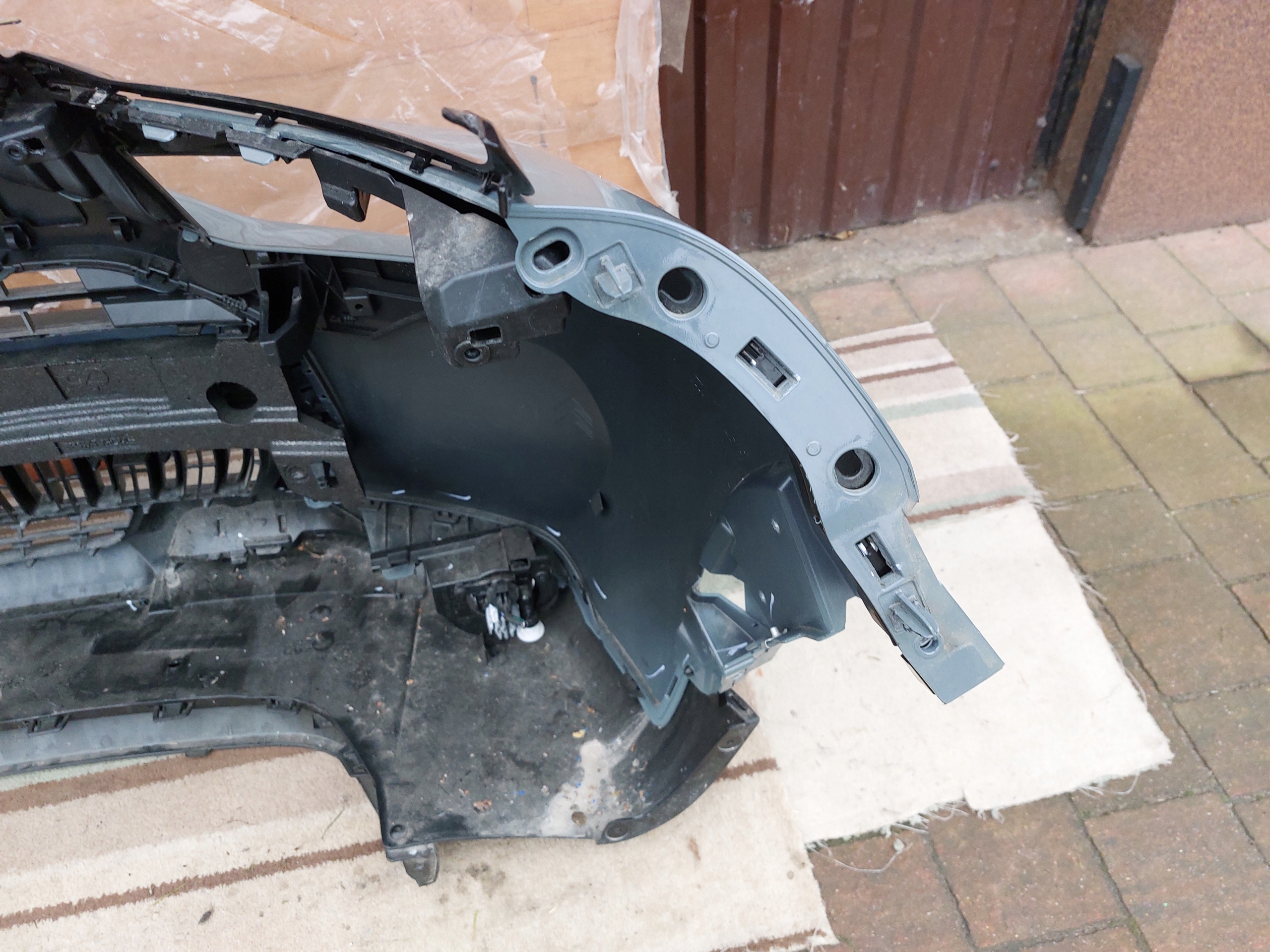 bumper front CITROEN C3 AIRCROSS LIFT 23r KHAKI GREY EEM