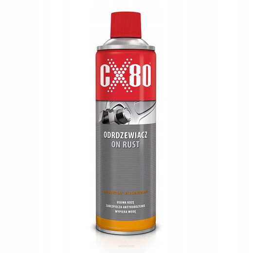 CX-80 On Rust Odrdzewiacz Spray 500 ml, antykorozyjny