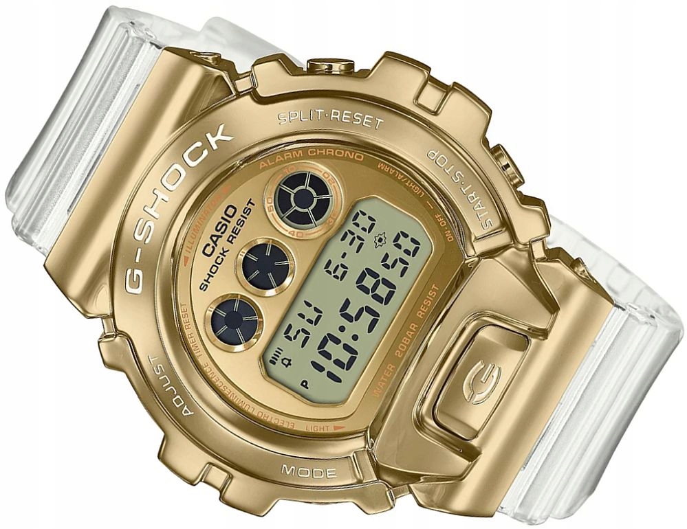 Digitální Pánské G-shock GM-6900SG-9ER Gold Steel