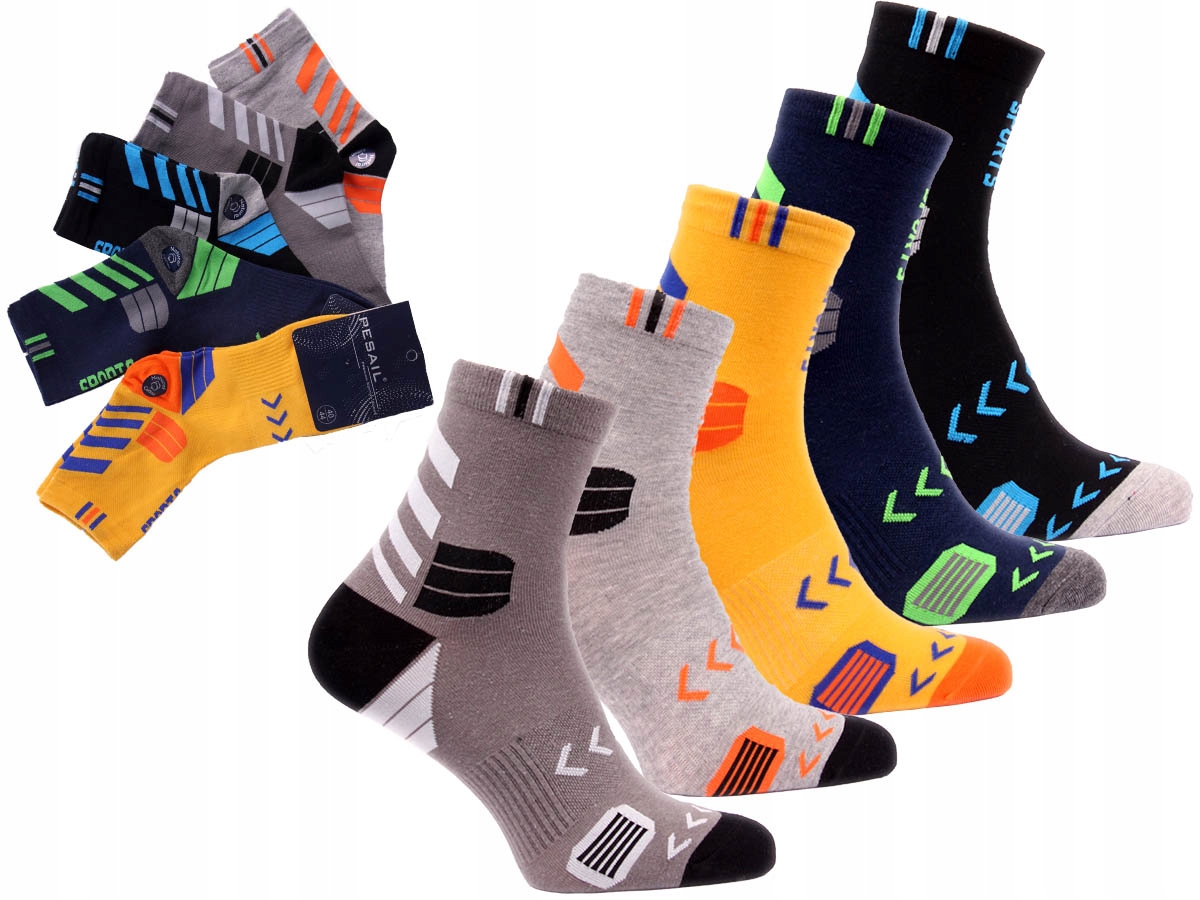 

5x Skarpety Sportowe skarpetki bawełniane 40-44