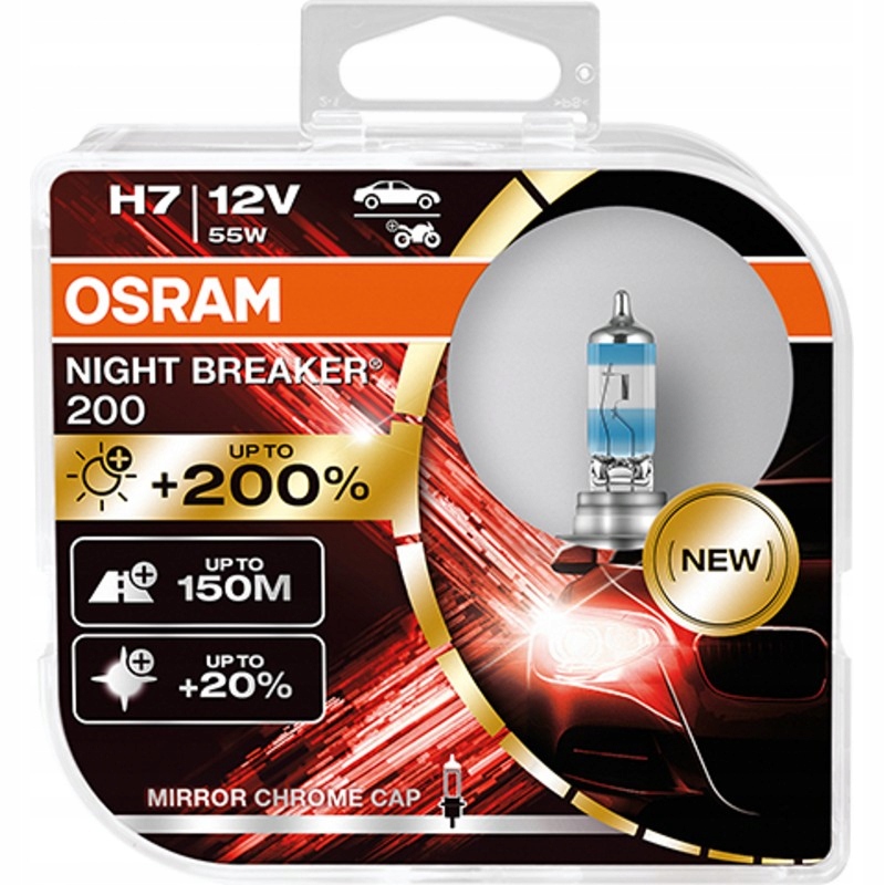 

+200% Osram H7 12V 55W Night Breaker Laser Duo