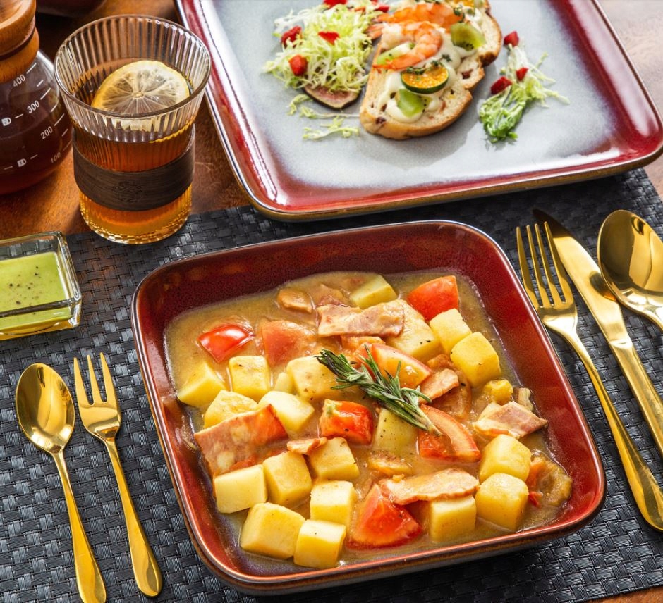 VANCASSO STERN zastawa obiadowa dla 4 osób/16szt Liczba osób 4