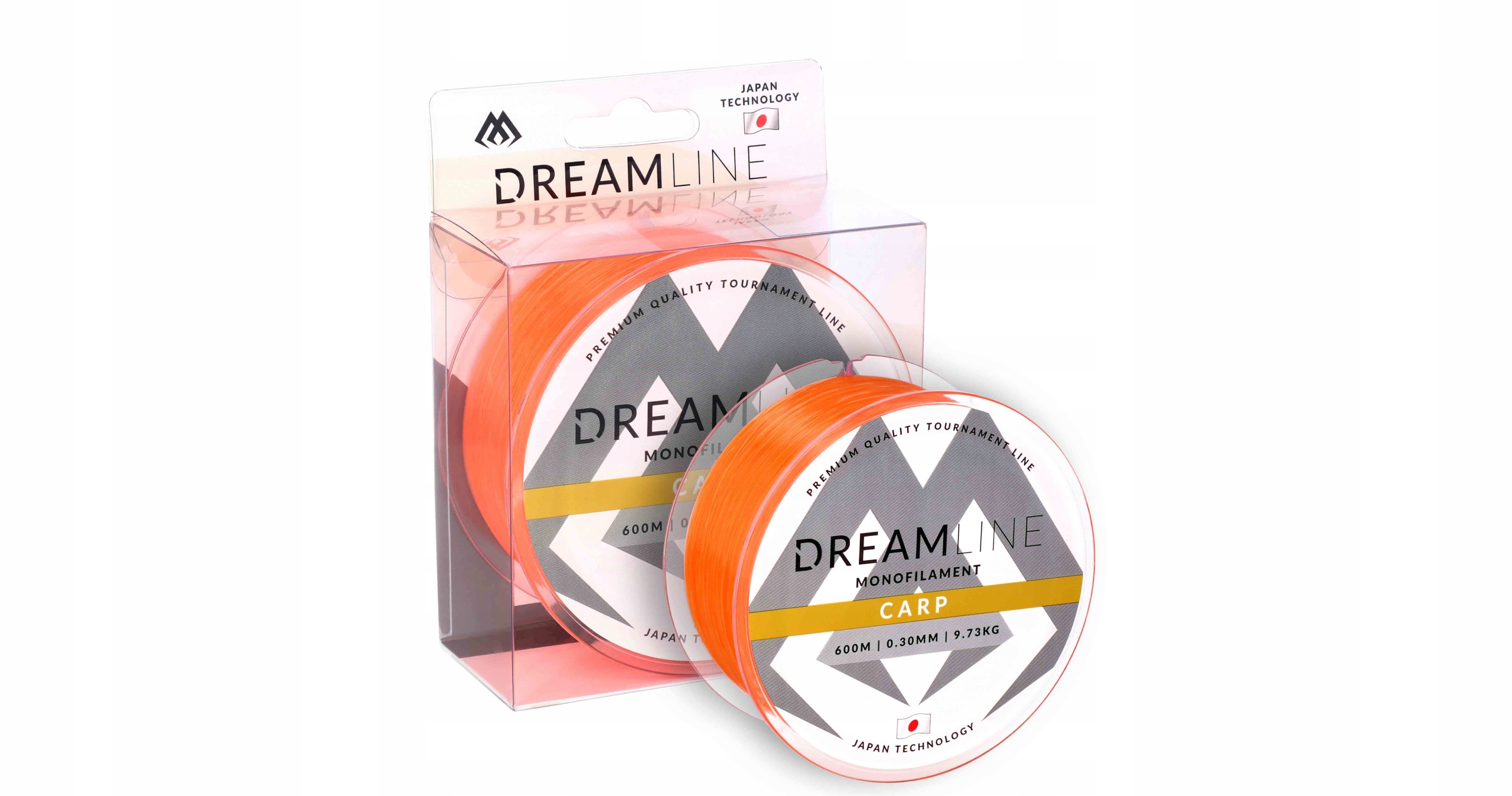 Żyłka Mikado Dreamline Carp Fluo Orange 0,33mm 10,51kg 600m
