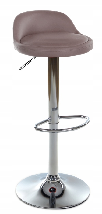 

Hoker Obrotowy Bari brązowe tapicerowane krzesło