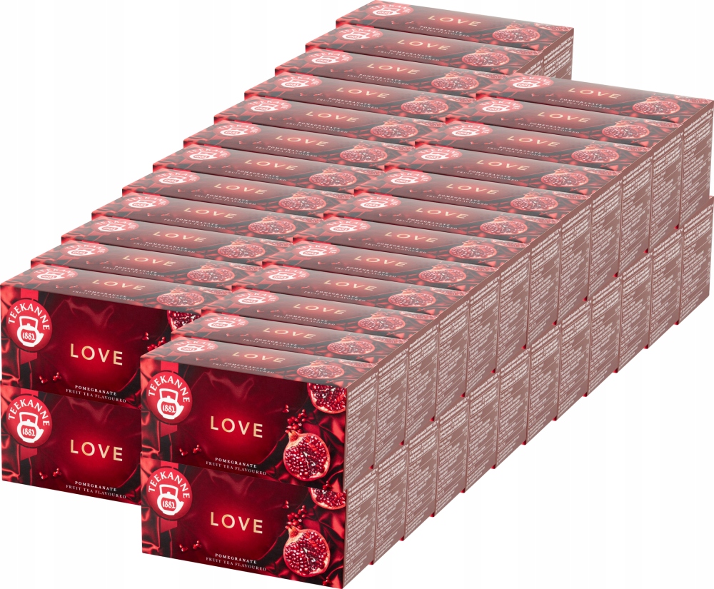 Herbata Teekanne Love owocowa 20 torebek x48