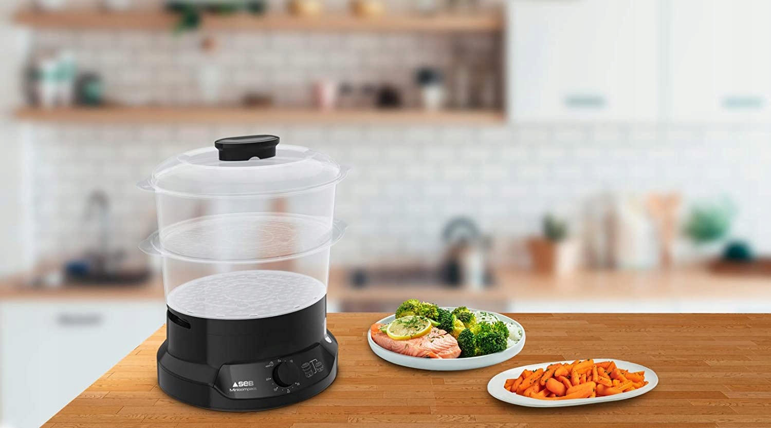 Parowar SEB VC139800 6 L 800 W Minutnik 2 poziomy Model VC139800