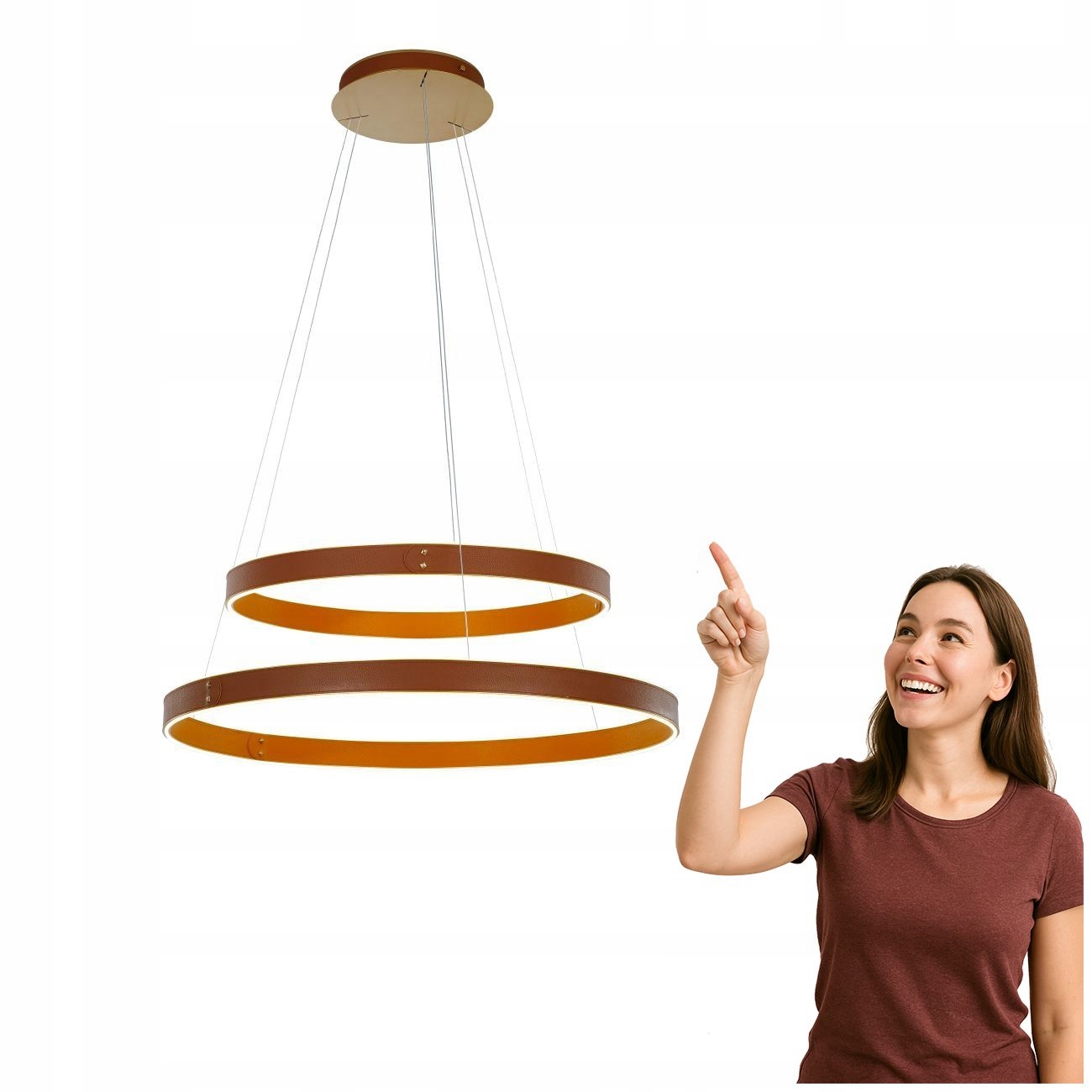 Závěsná Led lampa 115W Manezia PND-270160-2A-GD Italux