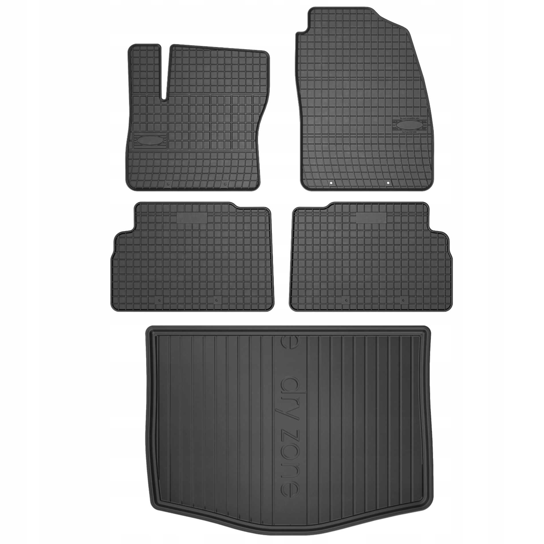 Gumové rohože rohož batožinového priestoru C-Max 10-19 5 miest, koleso