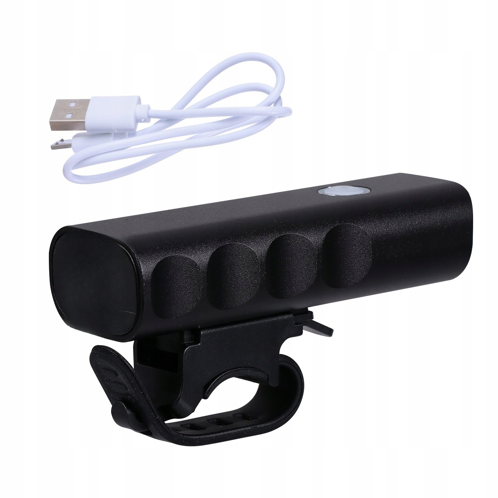 Aluminiowa Lampa Przednia Rowerowa Z Regulacją I Usb