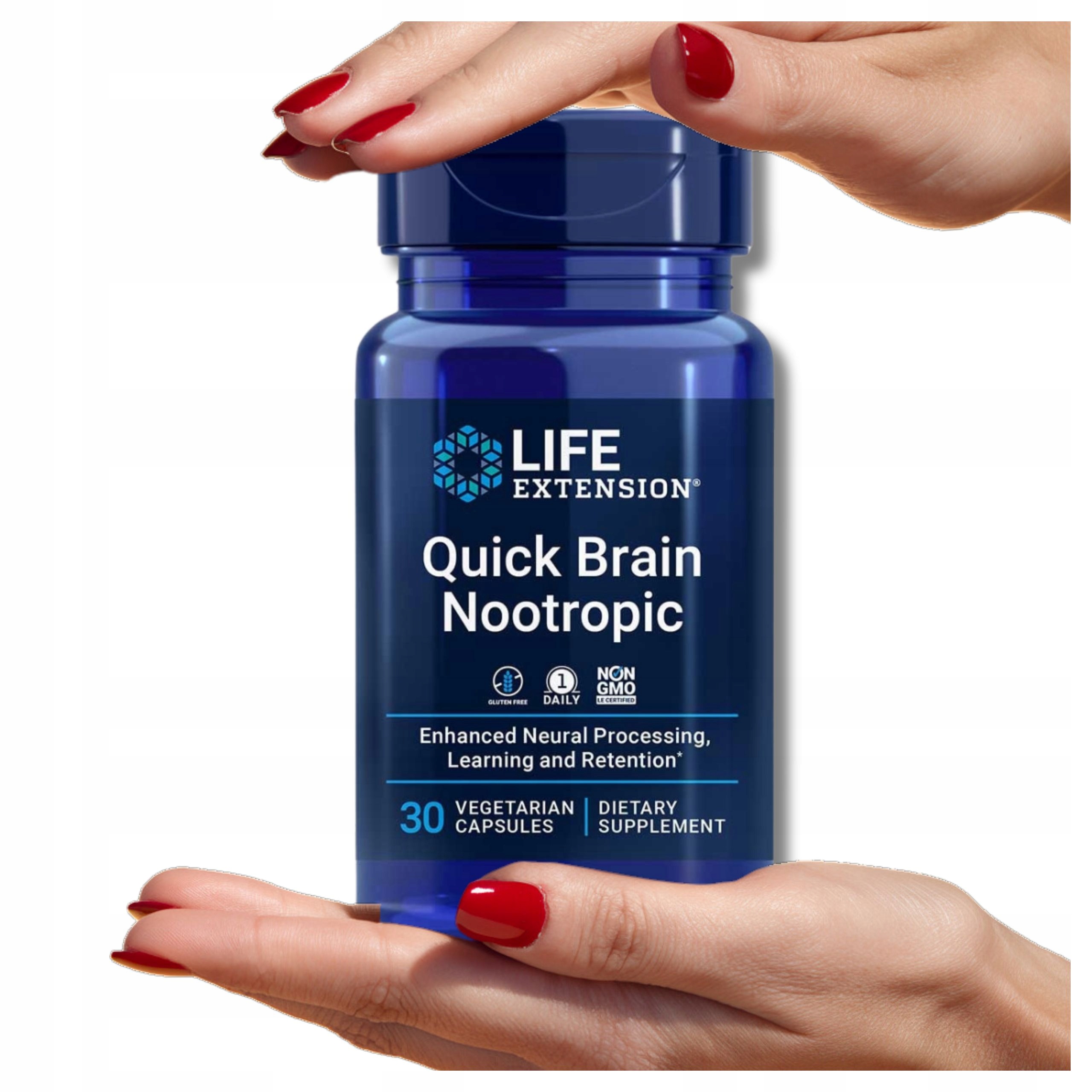 Quick Brain Nootropic pamięć koncentracja 30 kaps Life Extension