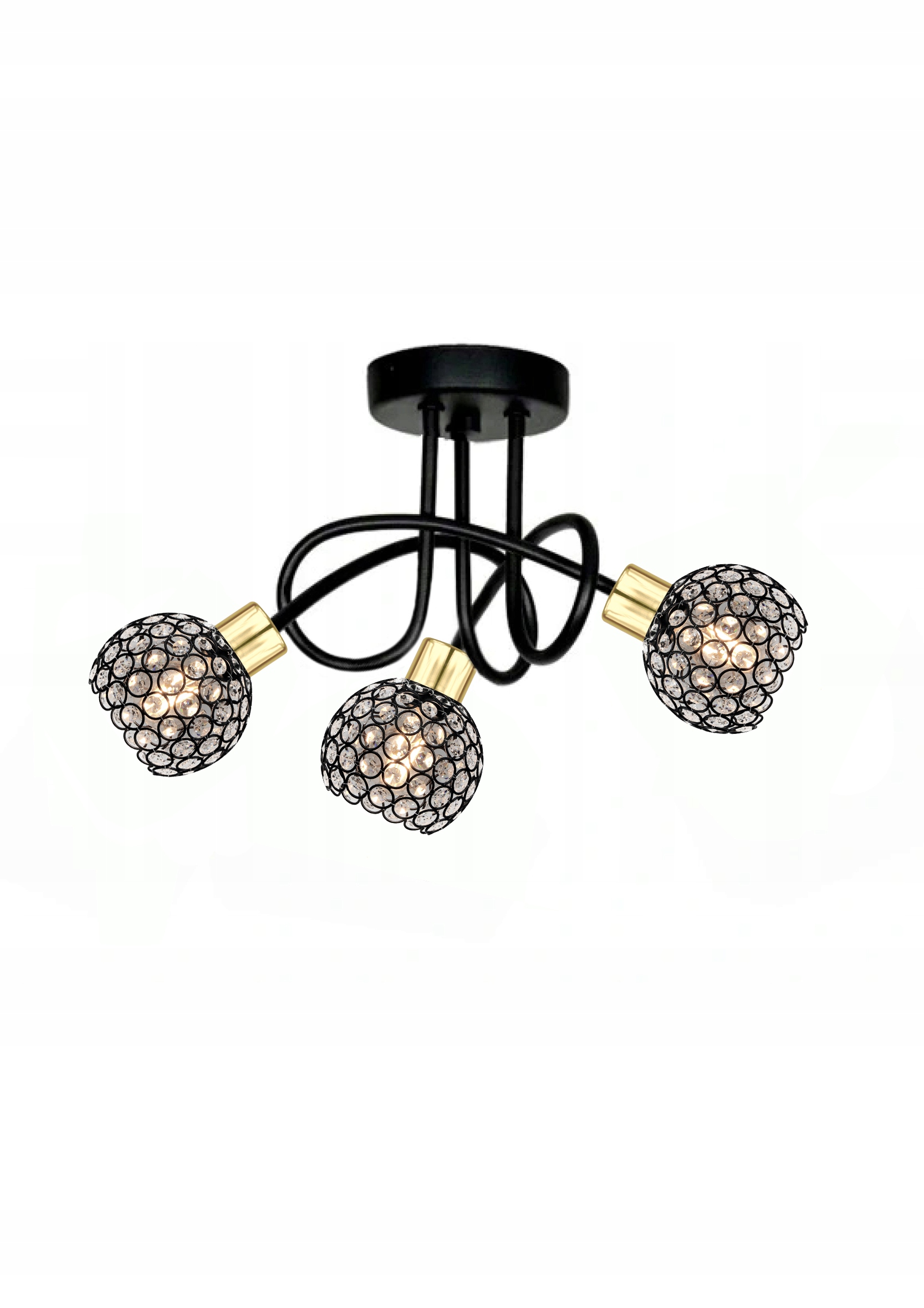 

Lampa Sufitowa Żyrandol Napoli 1-802K Gold Led