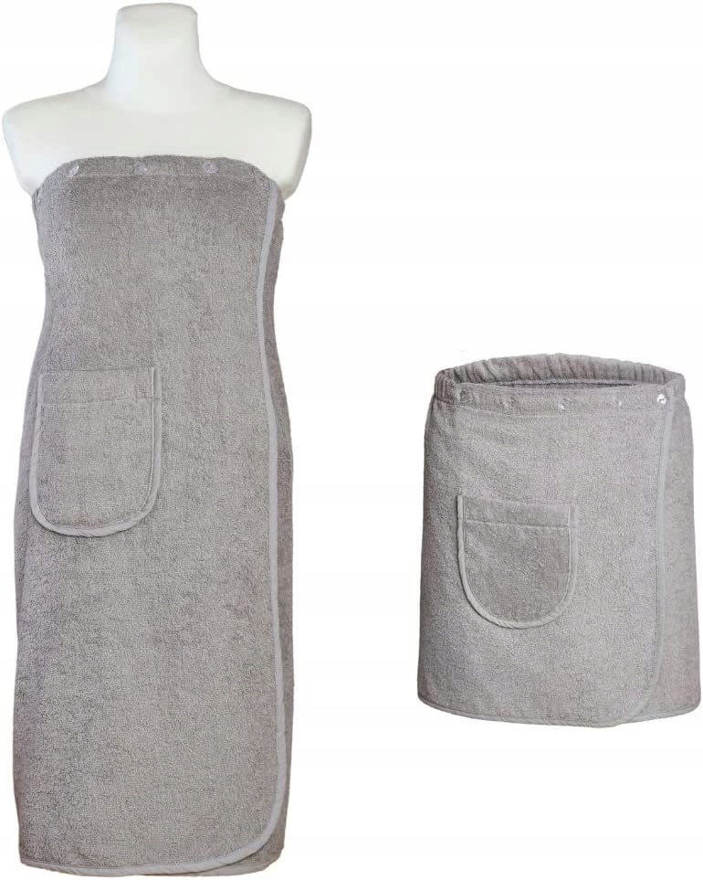 Dámský Ručník Do Sauny Pro Muže, Šedý, Jednovelikostní