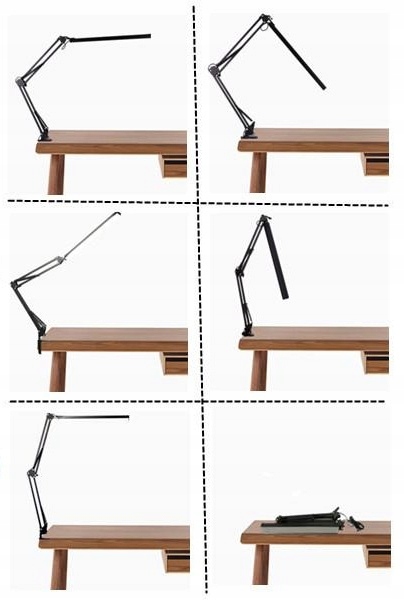 Kreślarska LAMPA BIURKOWA LED OBROTOWE RAMIĘ Kod producenta DCM565N