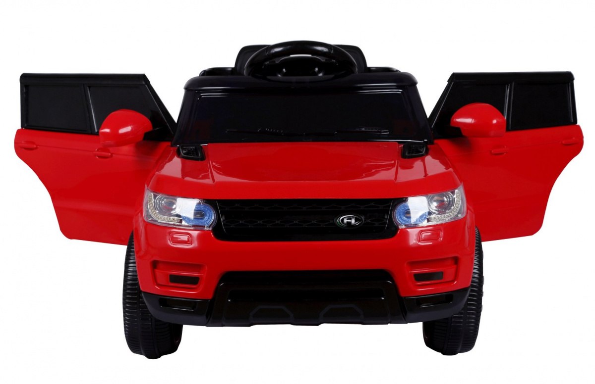 Autko Start Run na akumulator Czerwony + Pilot + F Marka Range Rover
