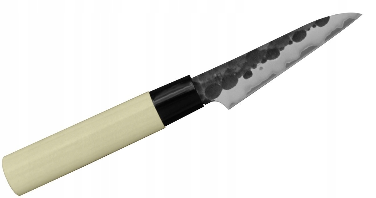 Nôž na obrusovanie Tojiro Zen Hammered 9 cm, na zeleninu, oceľ VG-10, drevo