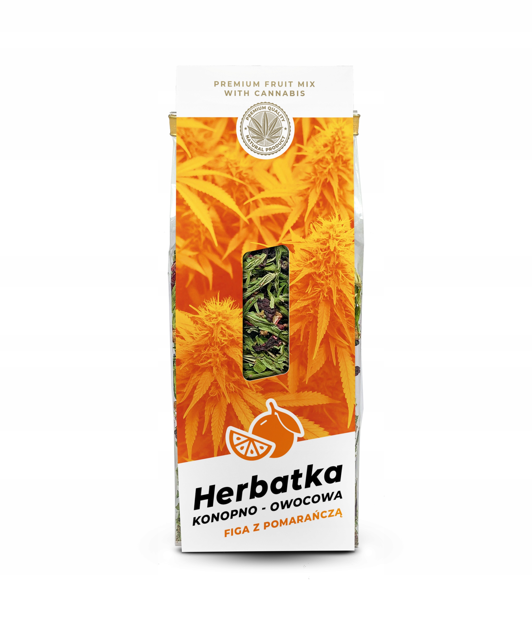 

Herbatka Konopno Owocowa, Figa z Pomarańczą 45g