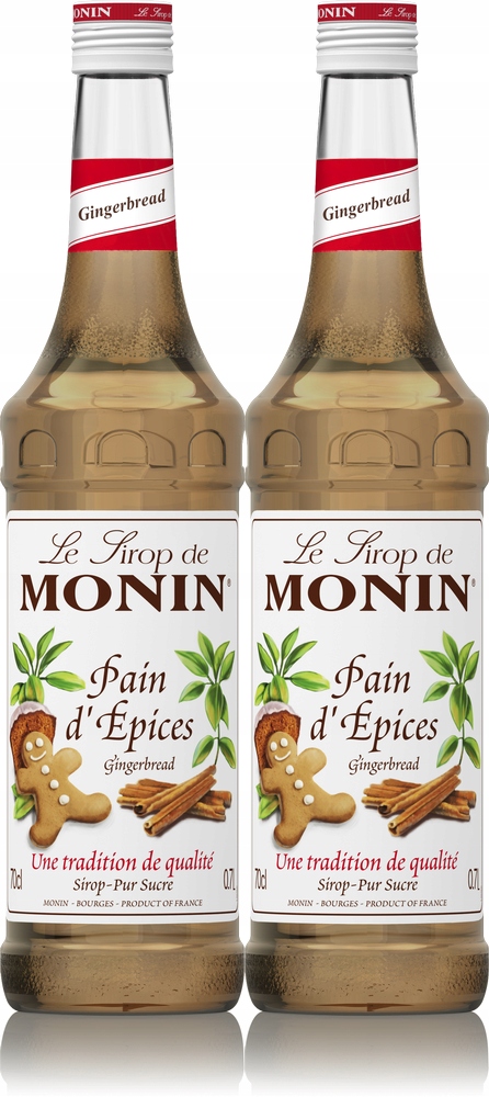 Syrop do kawy Monin Gingerbread- piernikowy 700 ml x2