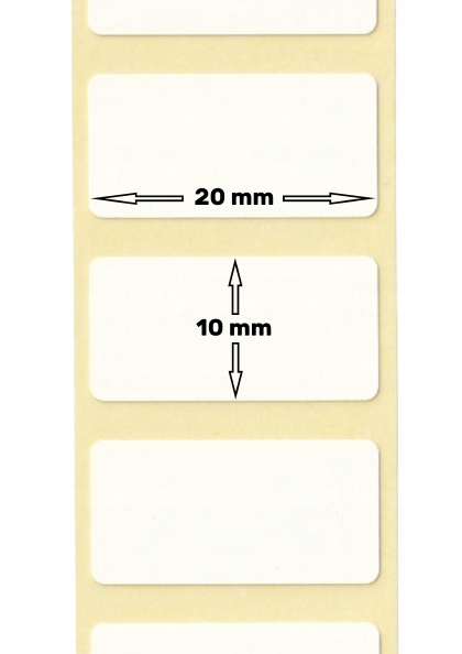 SAMOPRZYLEPNE ETYKIETY TERMICZNE 20x10 /5000