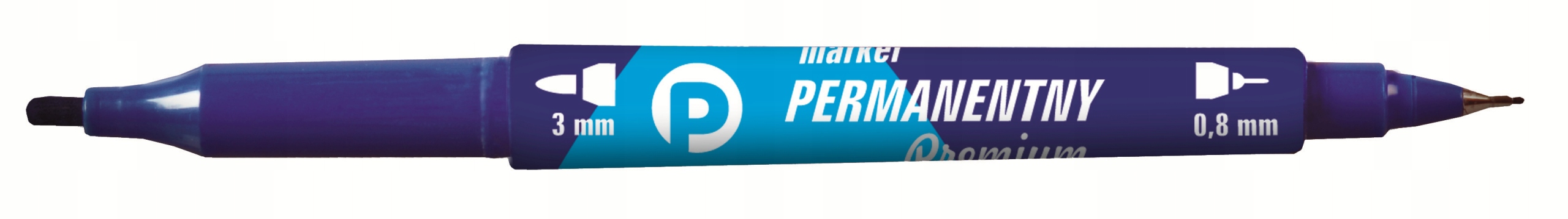 

Marker permanentny Tetis 2 końcówki niebieski