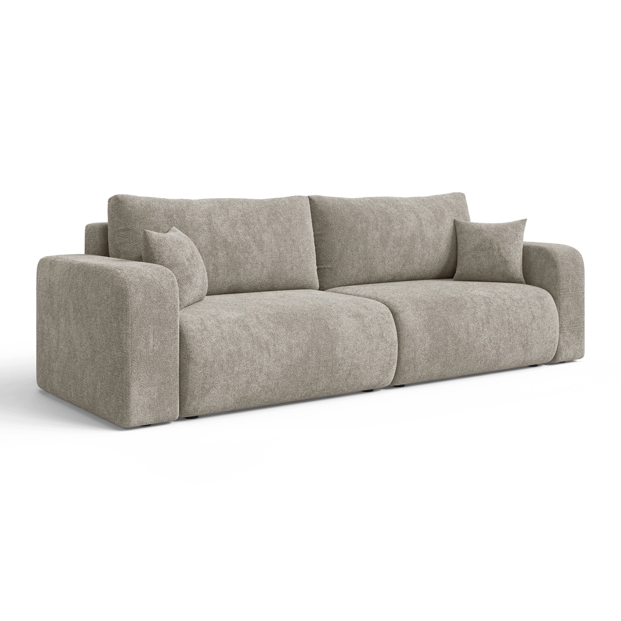 Sofa Largo S z pojemnikiem na pościel Rozkładana Tkanina Coral 50