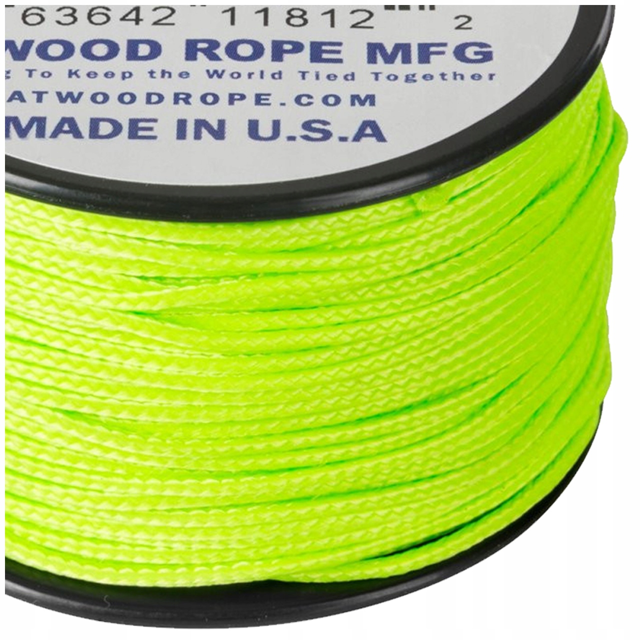 Linka Atwood Rope MFG Micro Cord 1,18mm/38m (125ft) Neon Green Marka Atwood Rope MFG