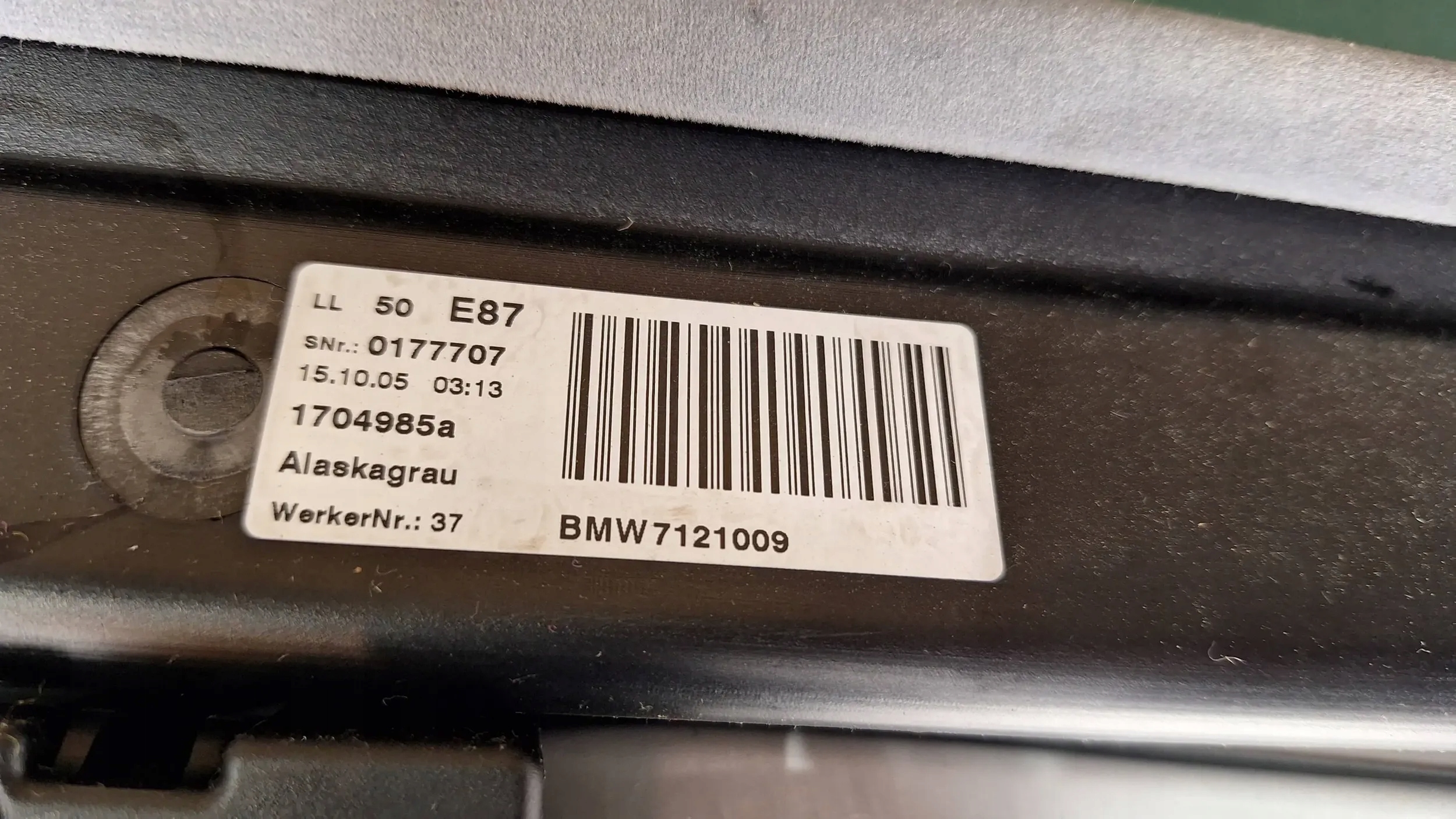 TOIT OUVRANT 7121009 BMW 1 E87 04