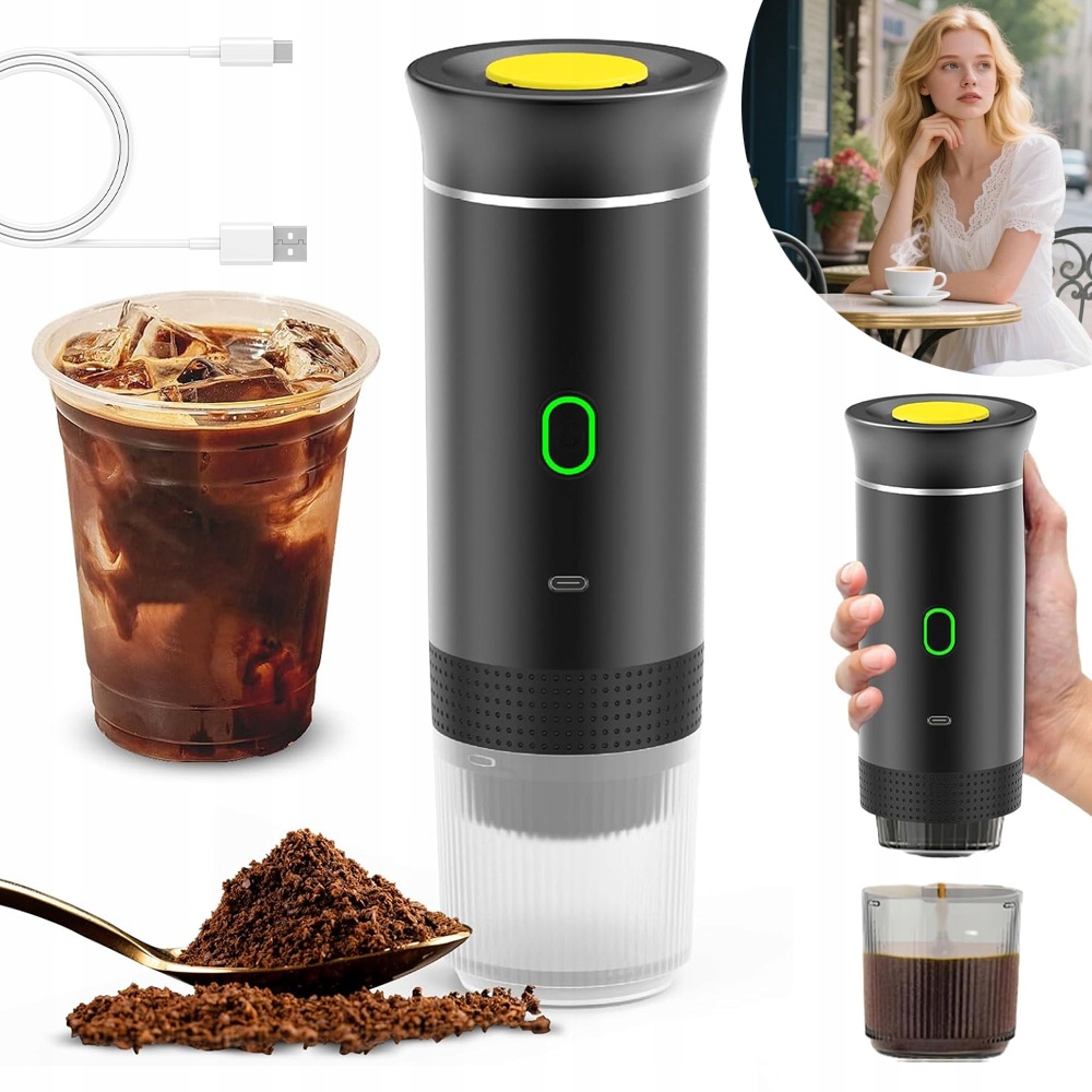 Mały Przenośny Ekspres Do Kawy Na Podróż I Kemping, Ręczny Ekspres Do Kawy