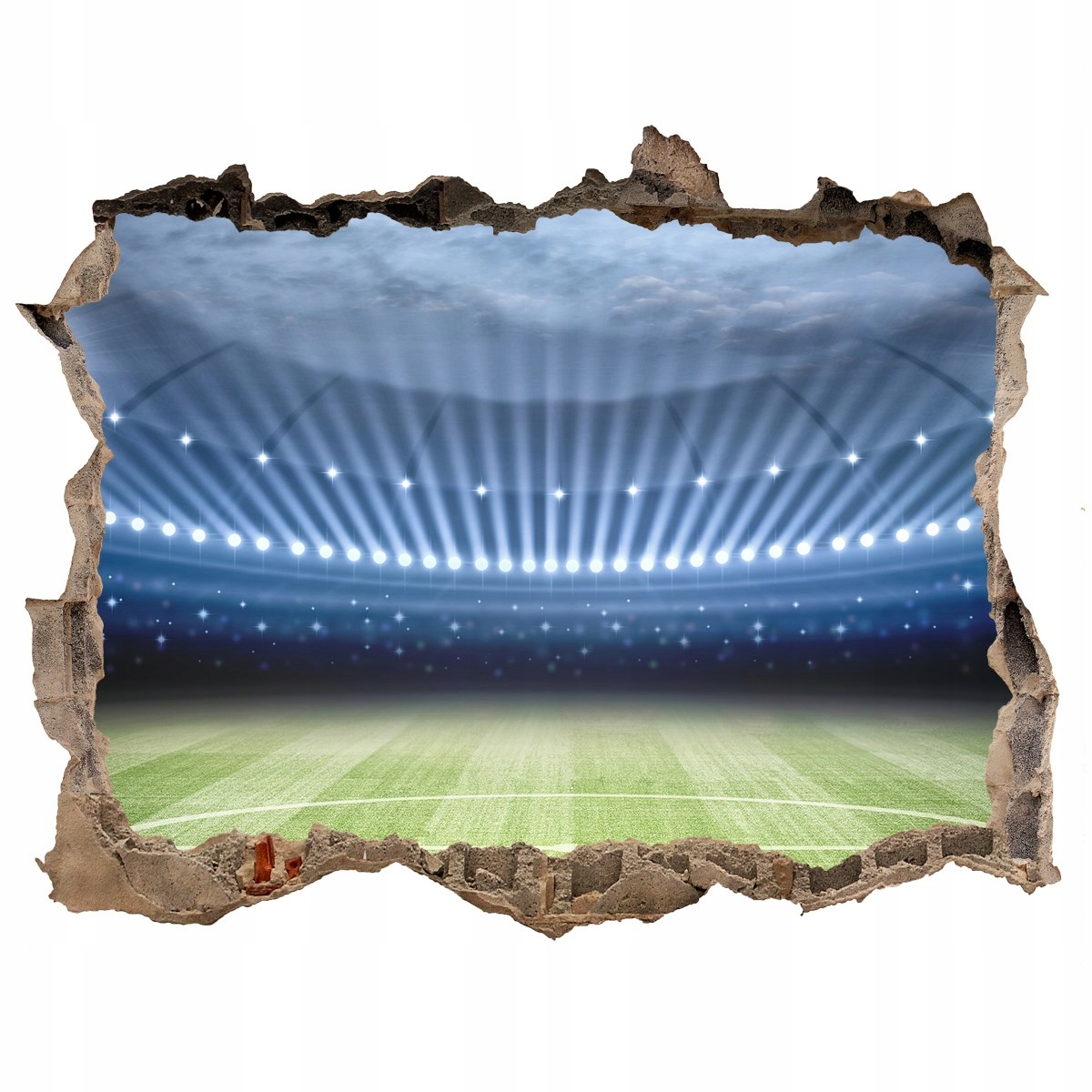 

Fototapeta dziura na ścianę 3d Naklejka Stadion