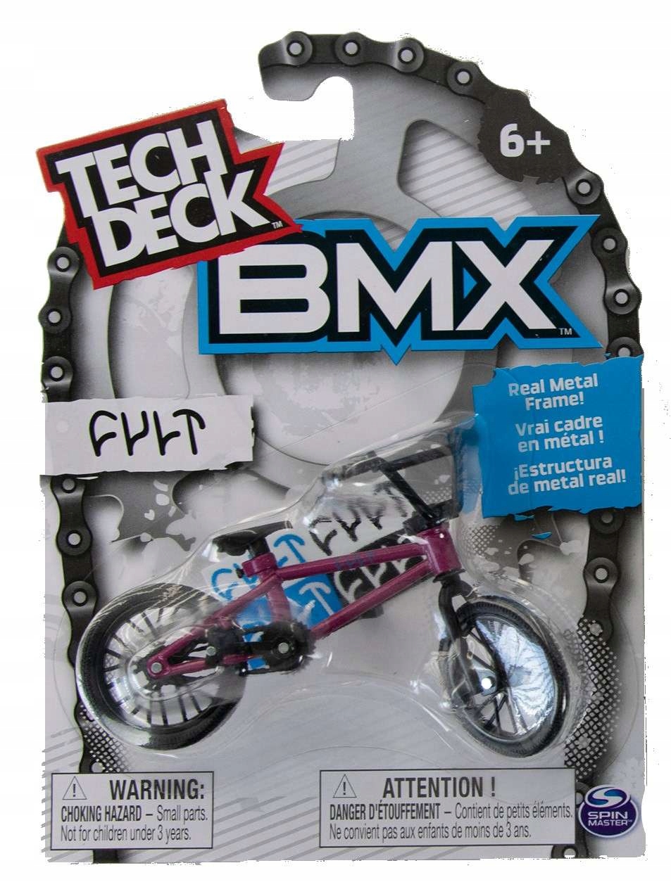 

Tech Deck Fingerbike Rower Bmx Cult Fioletowy