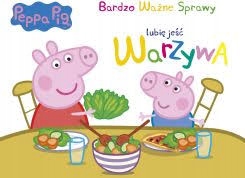 

Świnka Peppa Lubię jeść warzywa Książeczka