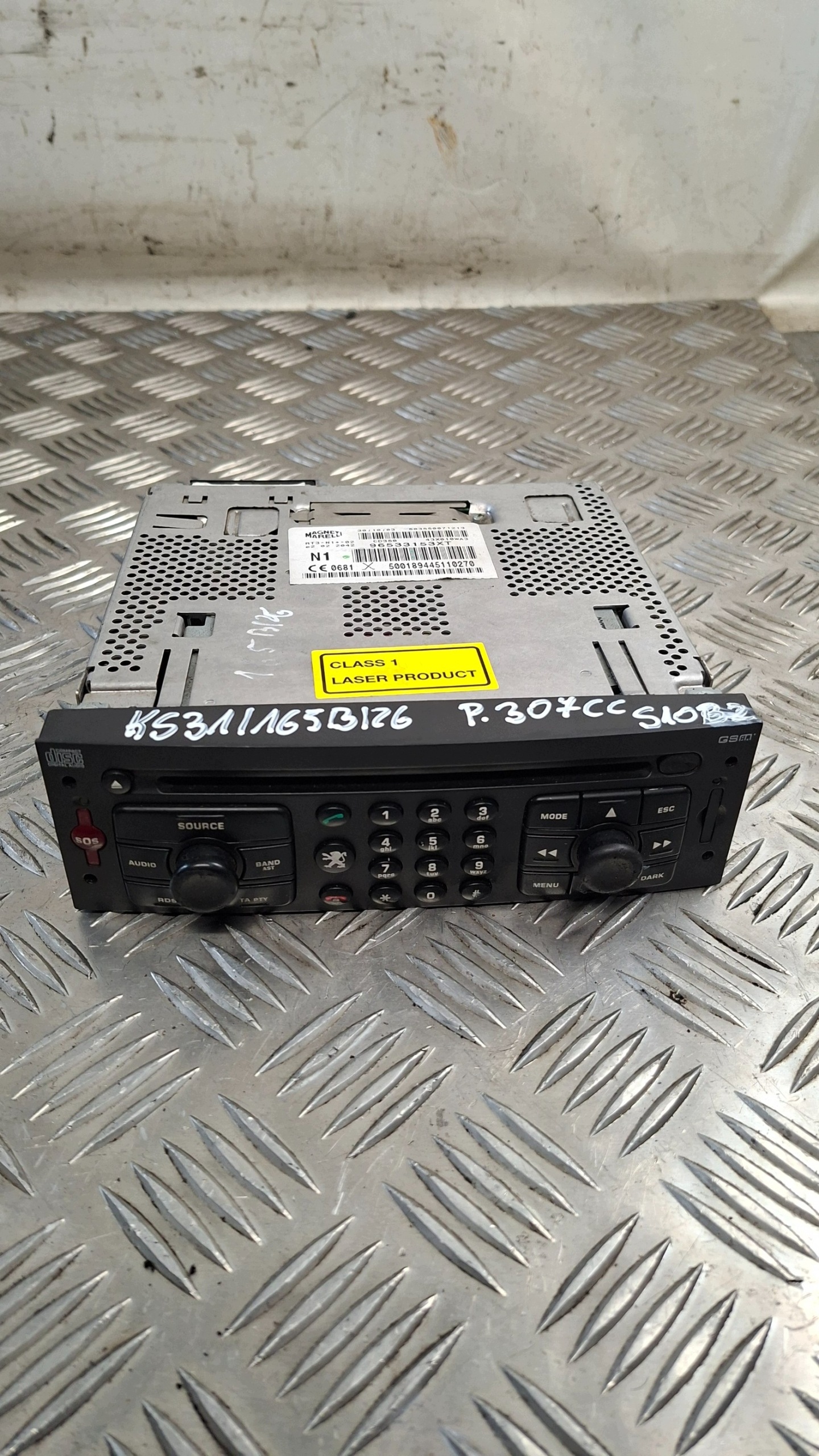 RADIO original PEUGEOT 307