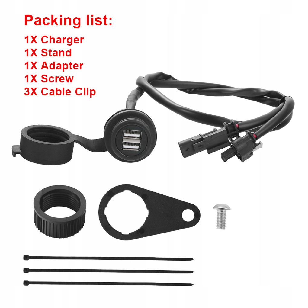 1/2/3/5 Motocyklowe gniazdo ładowania USB Plug Producent bez marki