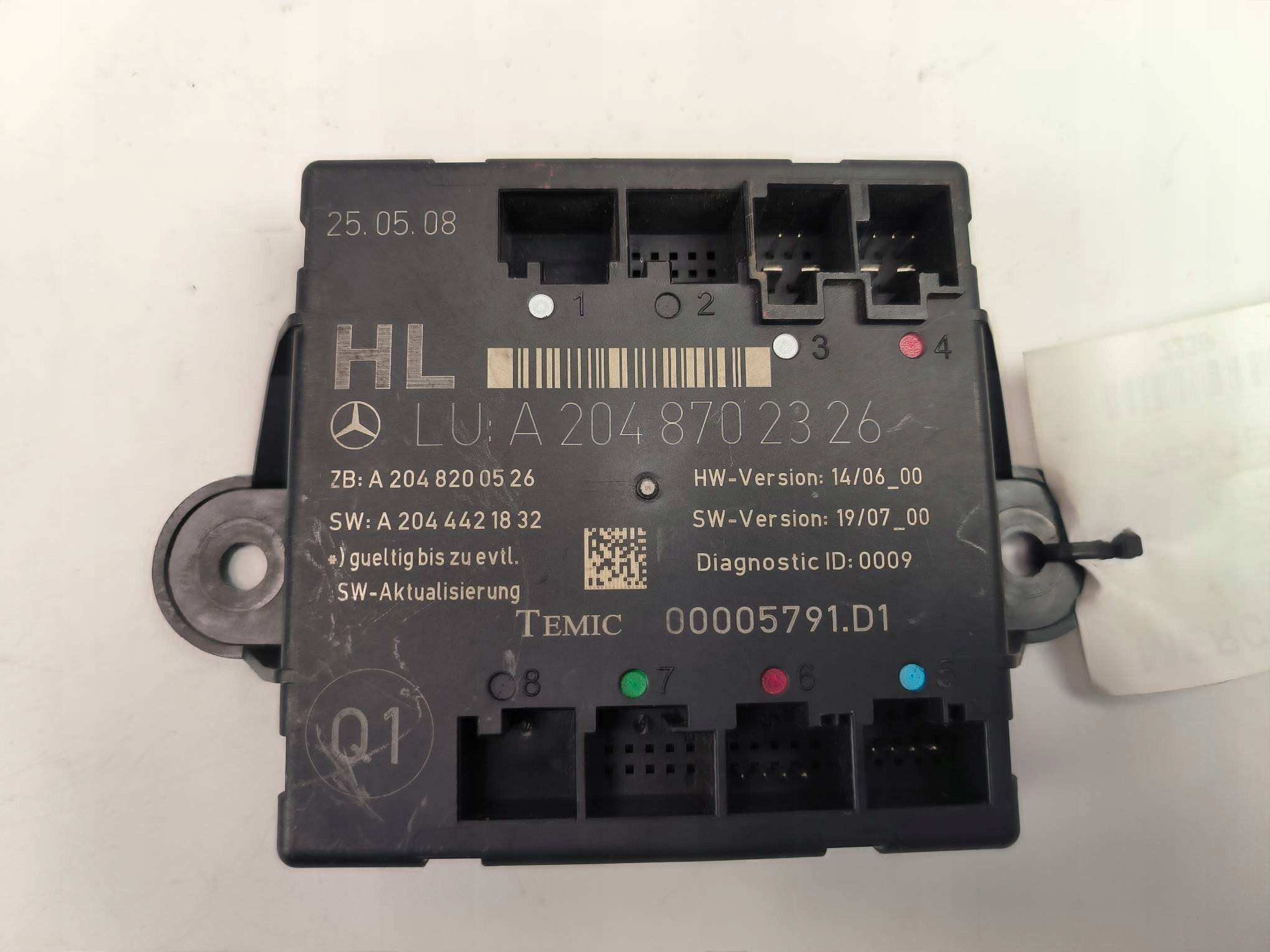 module door A2048702326 MERCEDES C-KLASA W204