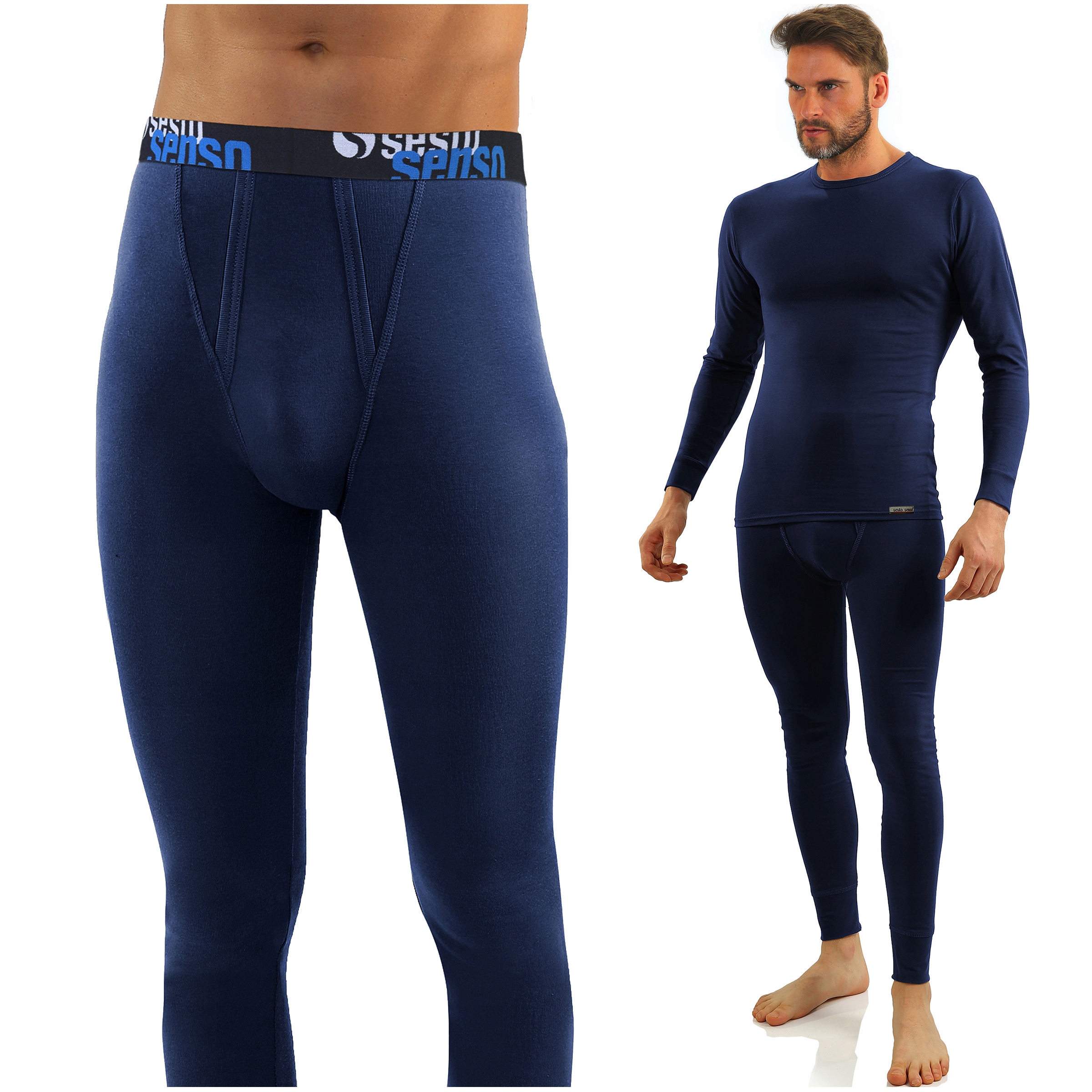 

ciepłe Kalesony getry Męskie przylegające