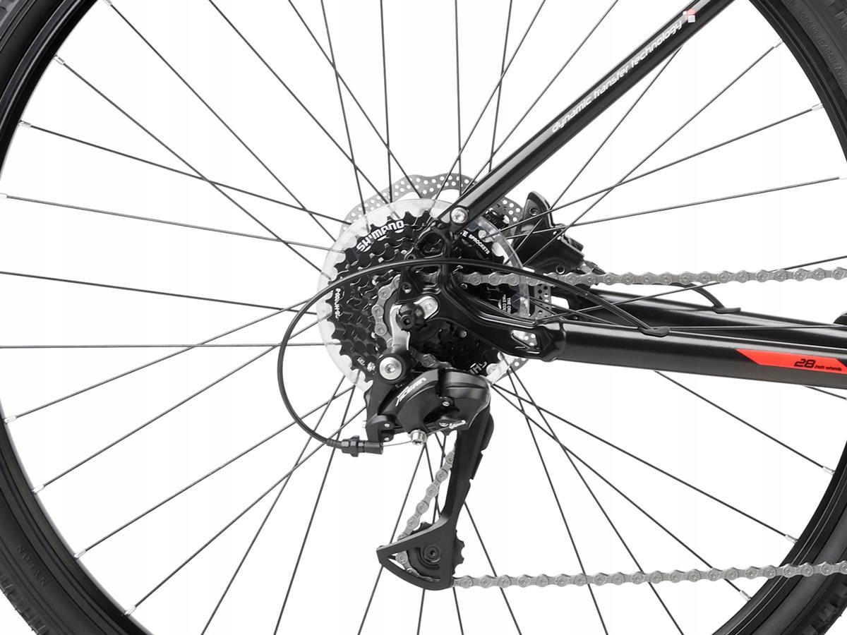 2328475 - 20 L Rower ROMET Orkan 4 M Lite czarno-czerwony Rozmiar ramy 20 cali