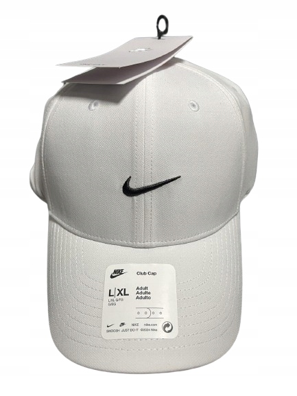 Czapka z daszkiem Nike U Nkclub Cap FV5563-100 biała rozmiar L/XL