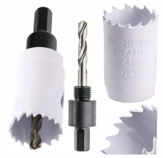 

Otwornica Koronka Bimetalowa 24mm Do Metalu Drewna