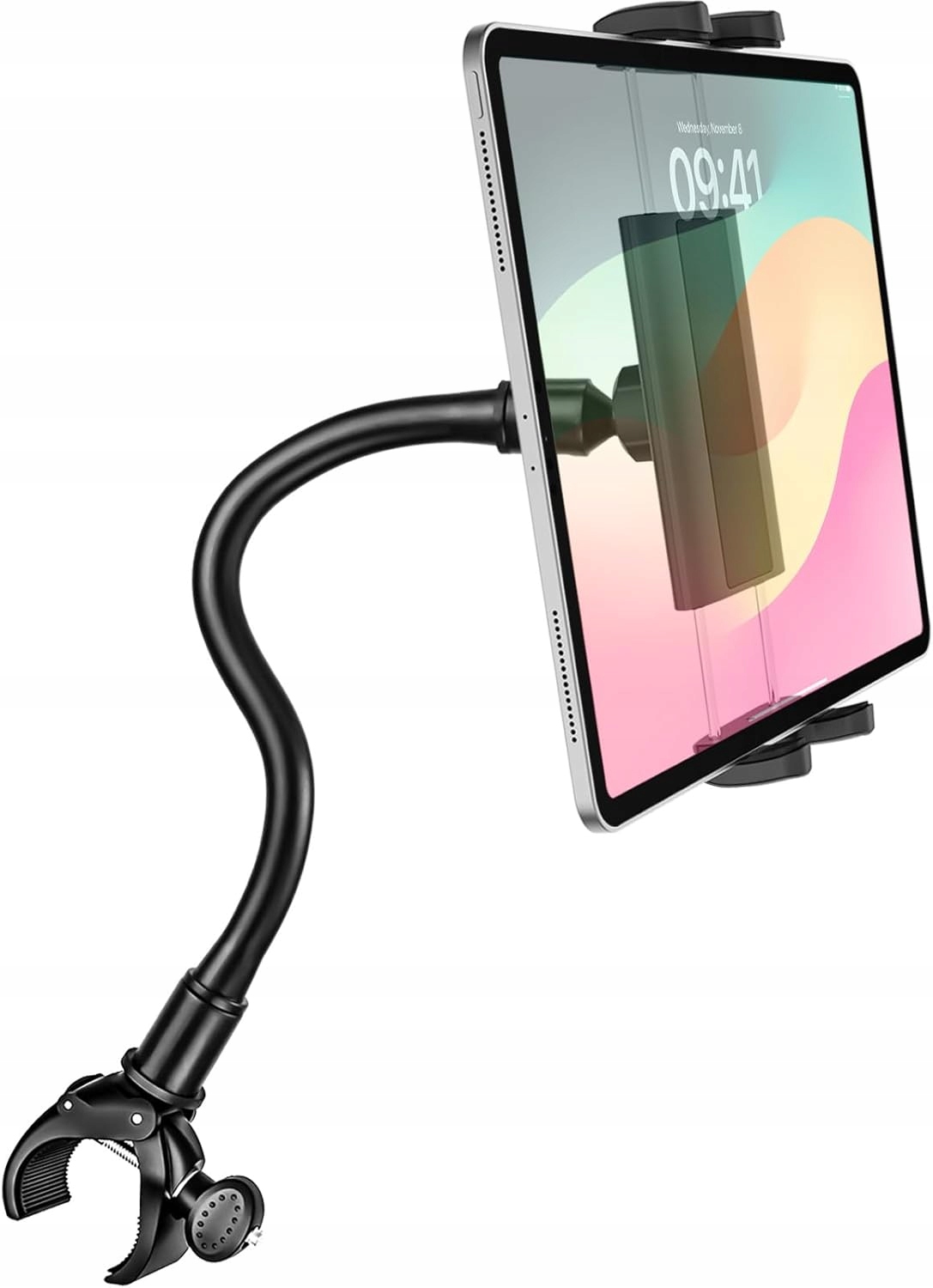 Uchwyt Na Tablet Fitness – Łabędzia Szyja 360° Regulowany Uniwersalny Mocny