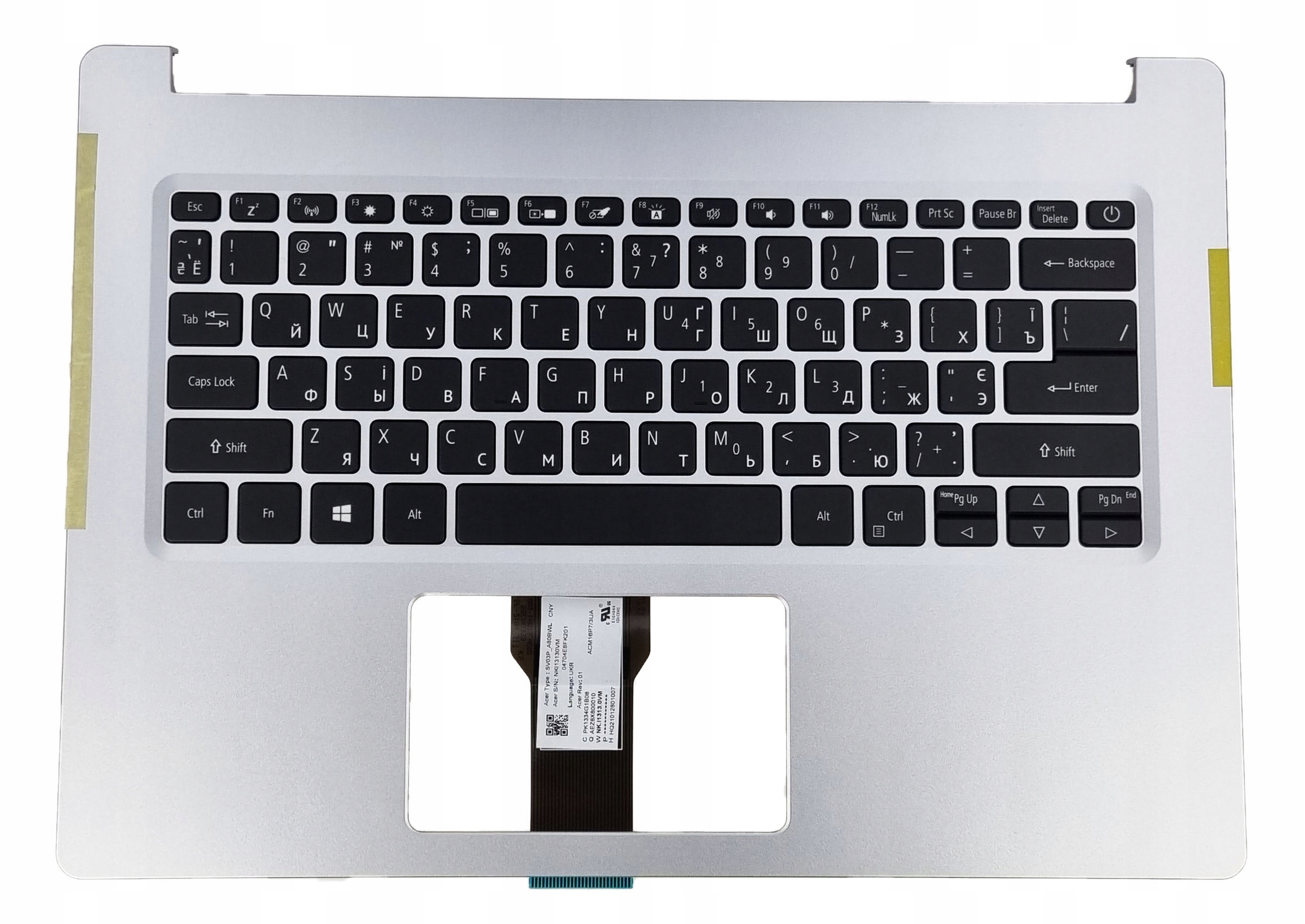 Nová Klávesnice Pro Notebook Acer Aspire A514-53 Ukrajinská