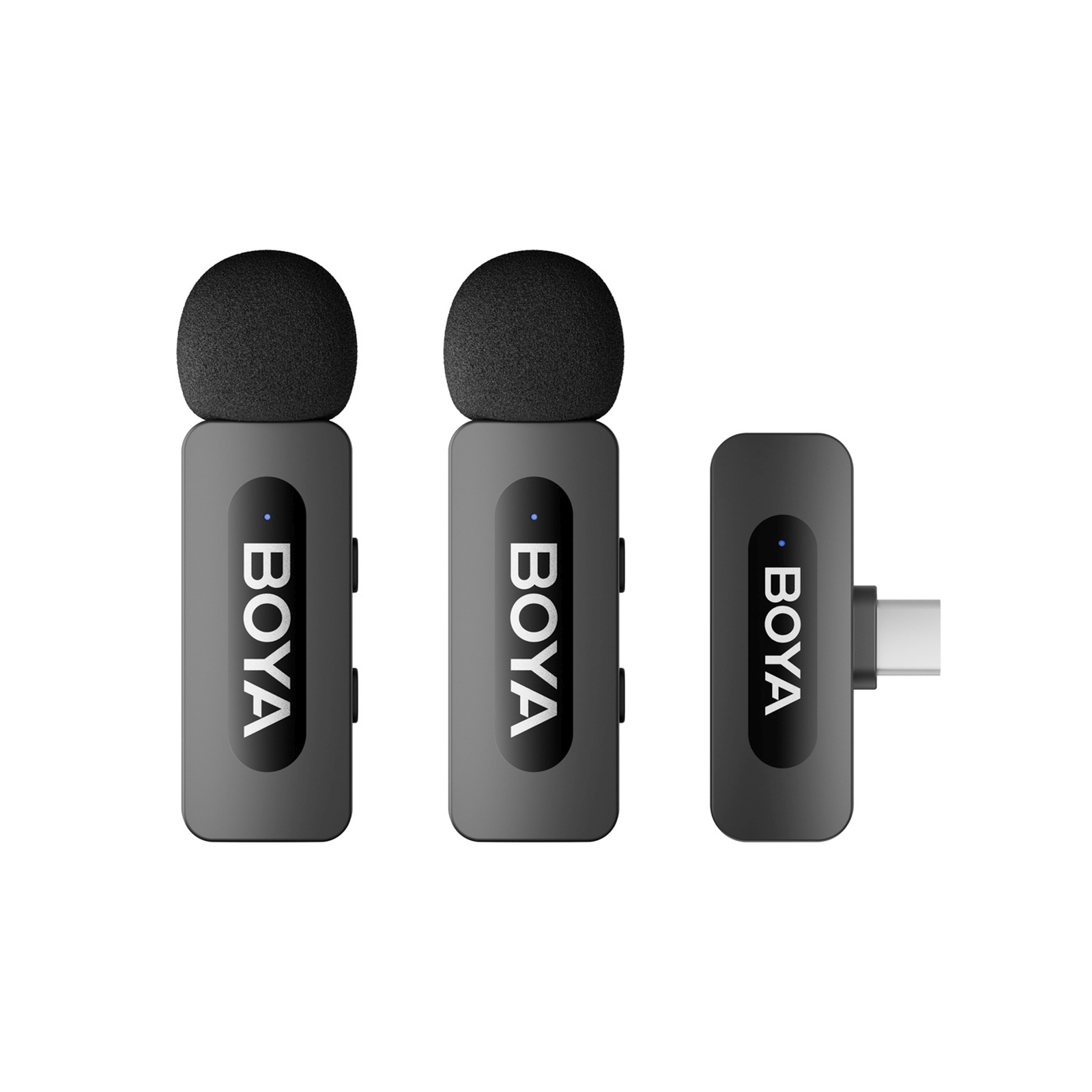 Sada bezdrátových mikrofonů 120 dB 2.4 GHz Usb-c černá