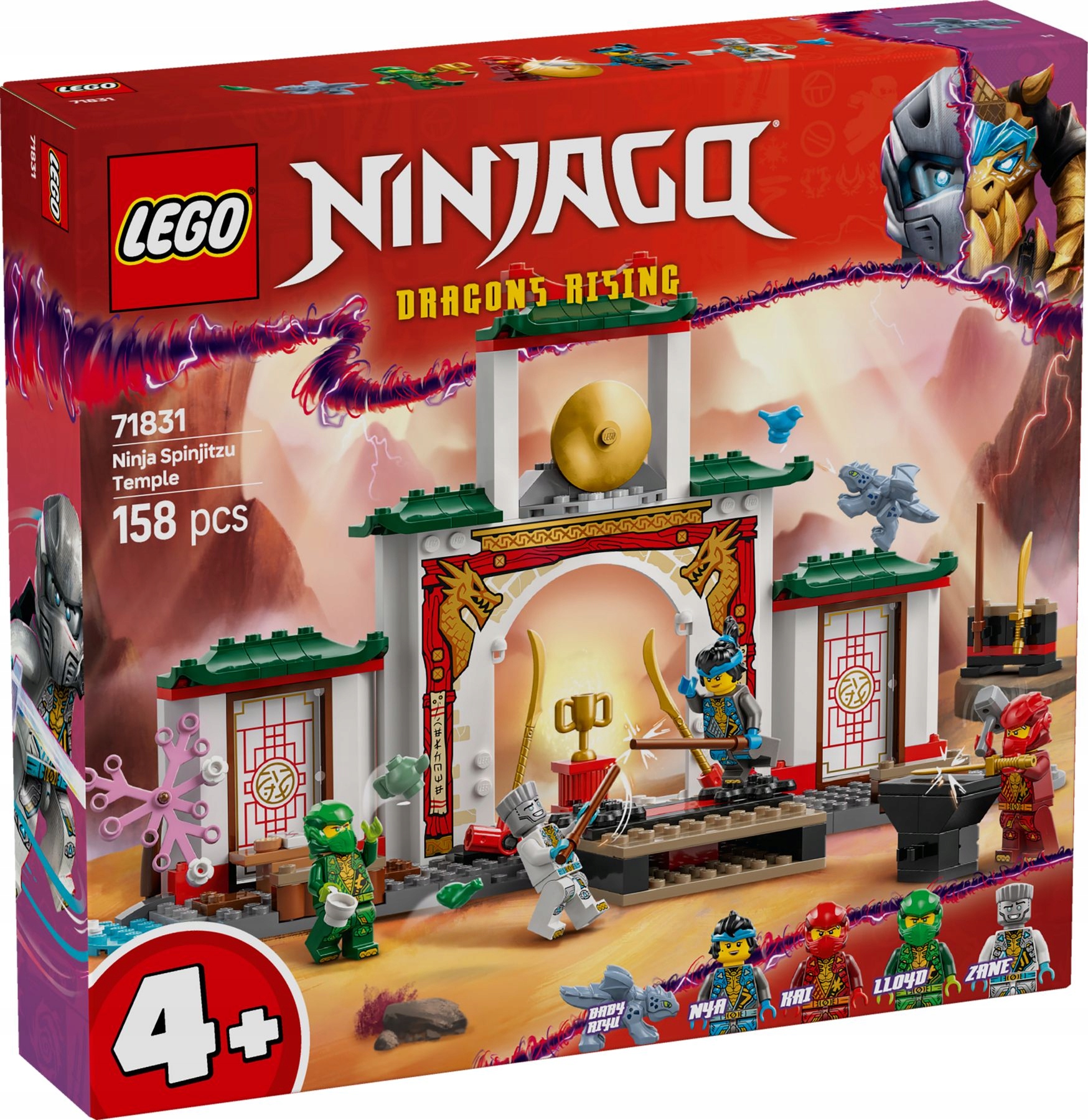 stavebnice Lego Ninjago 71831 Chrám Spinjitzu ninja