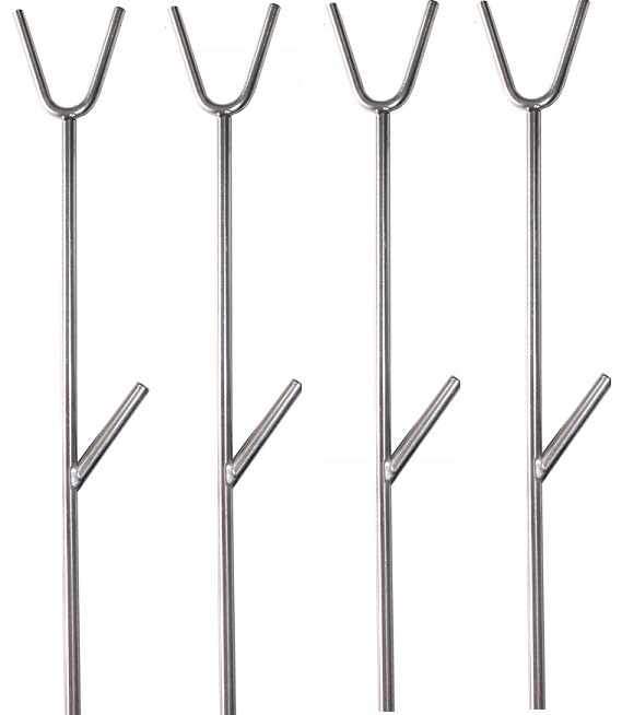 

Podpórki na widełki kije nierdzewka pręt 6mm 4x