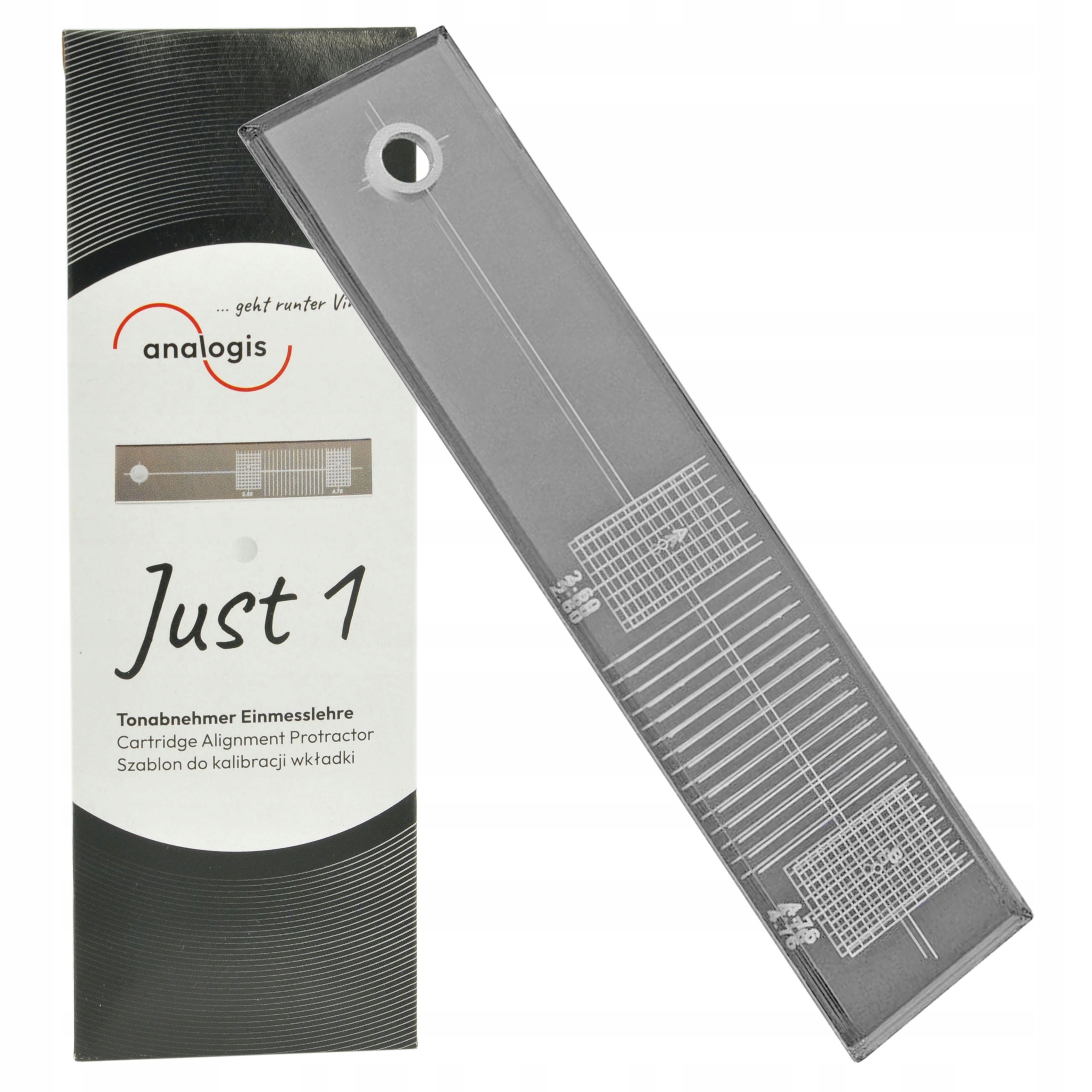 SZABLON DO KALIBRACJI WKŁADKI GRAMOFONOWEJ ANALOGIS JUST1 6089 WERSJA 2024
