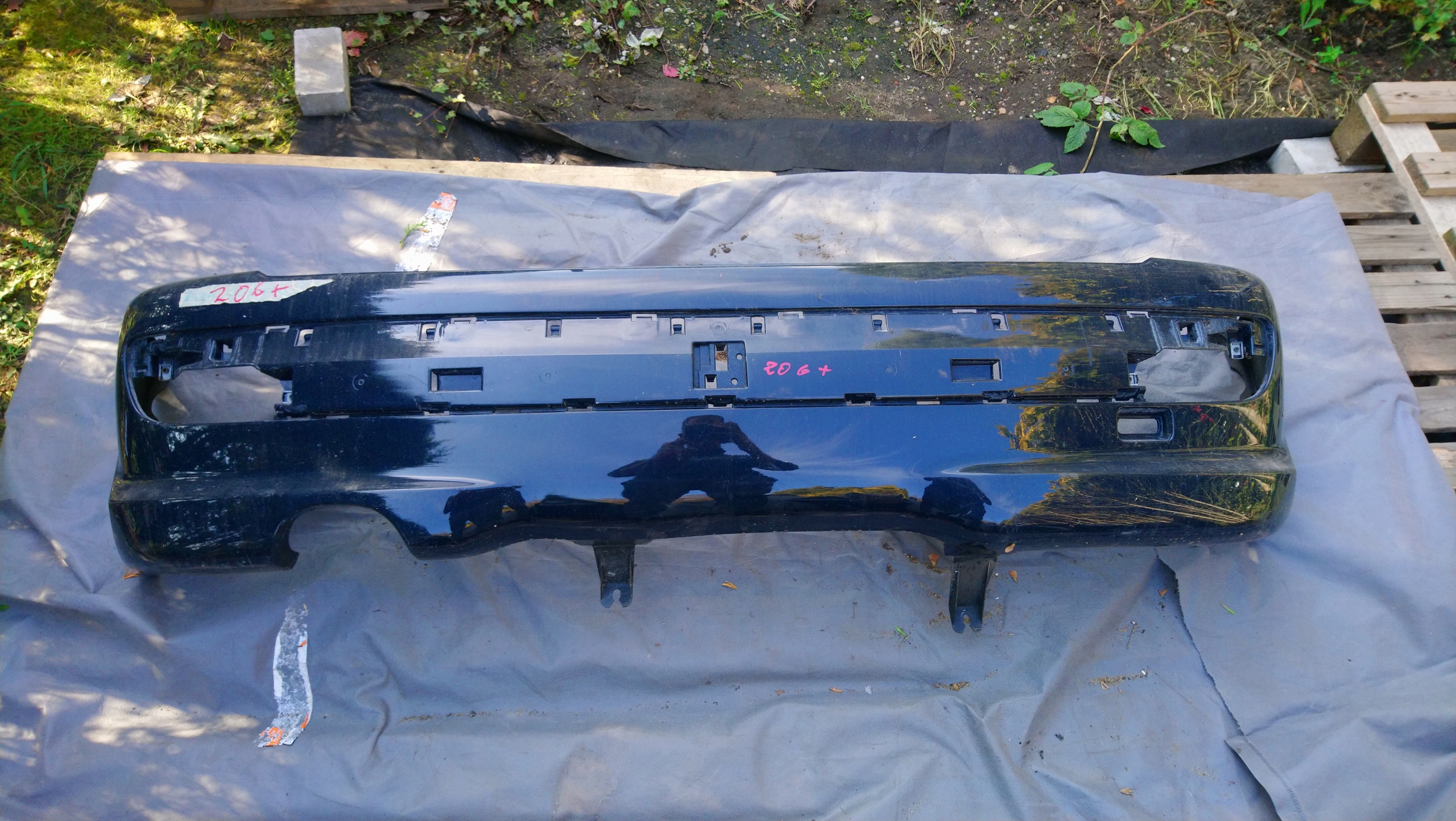 ZDERZAK TYŁ TYLNY PEUGEOT 206+ PLUS