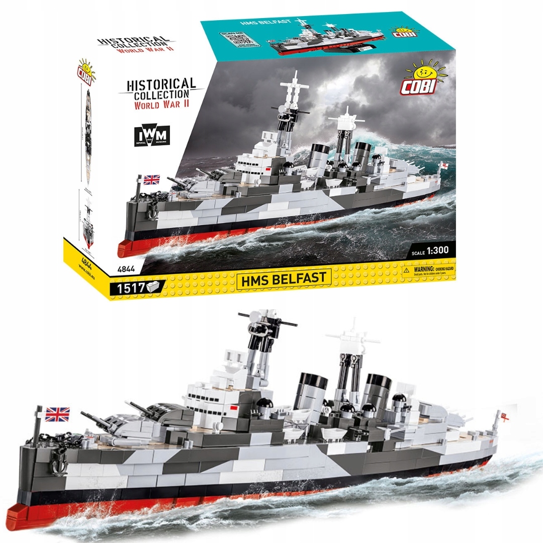 

Cobi 4844 Statek Klocki Okręt Hms Belfast Imw