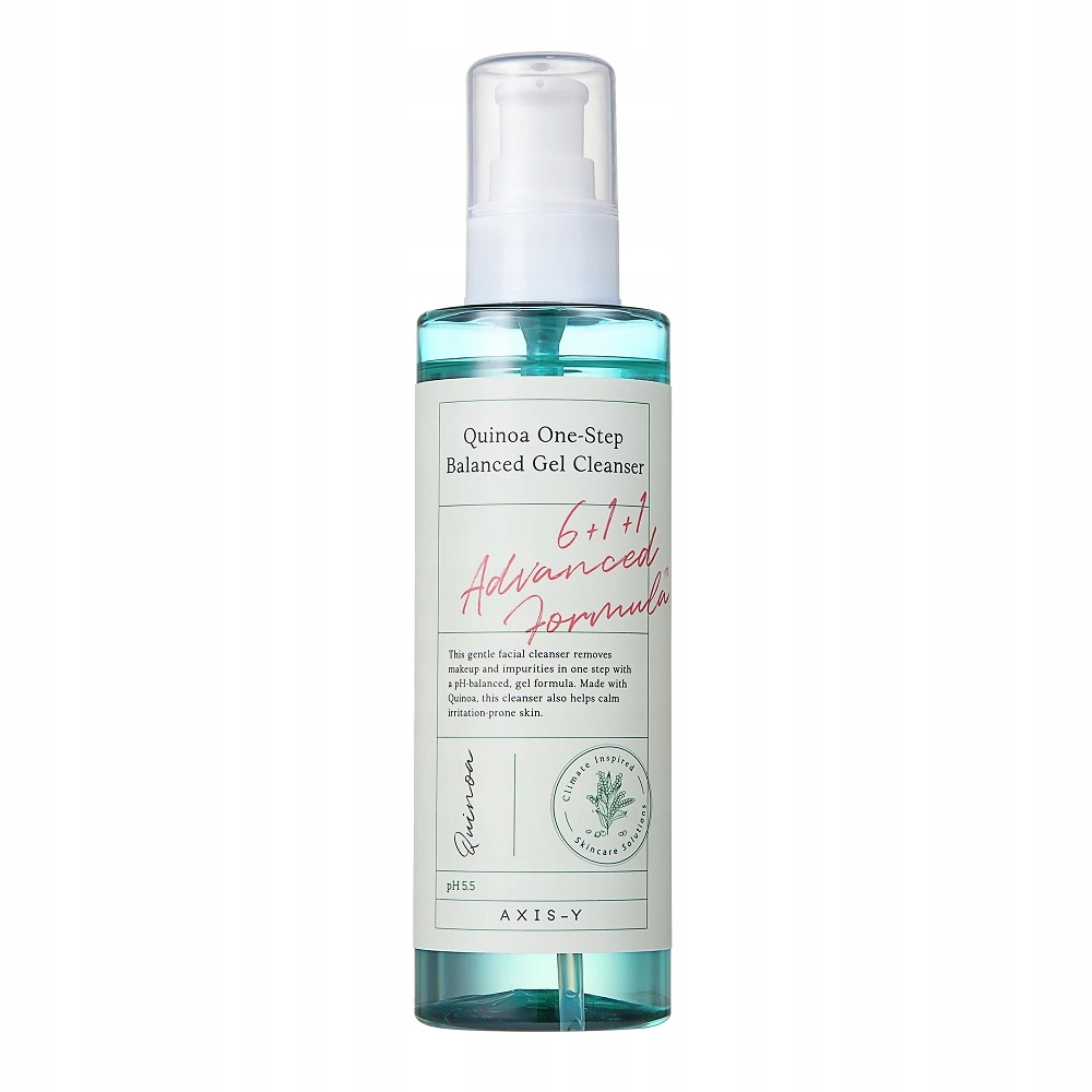Axis-y Quinoa One Step Balanced Gel Vyrovnávací Gel Na Mytí Obličeje 180 ml
